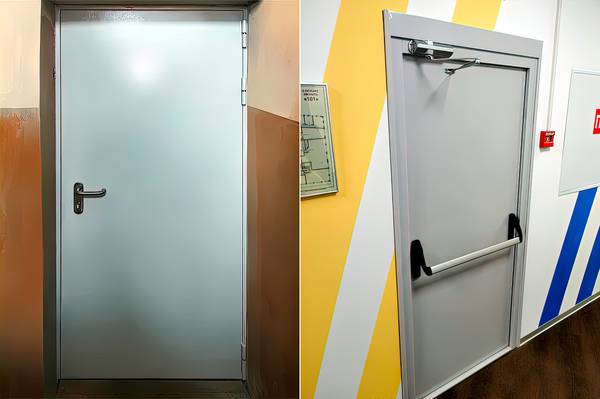 Однопольная дверь Антипаника в офисном центре (ул. Юннатов) Однопольная дверь Антипаника в офисном центре (ул. Юннатов)