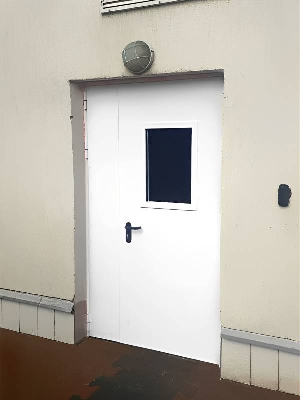 Уличная дверь EI 60 со стеклом Уличная дверь EI 60 со стеклом